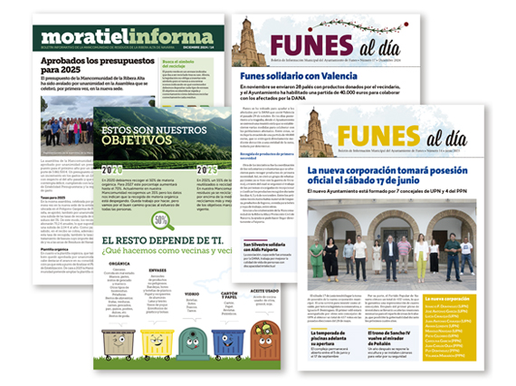 Boletines de<br>información municipal